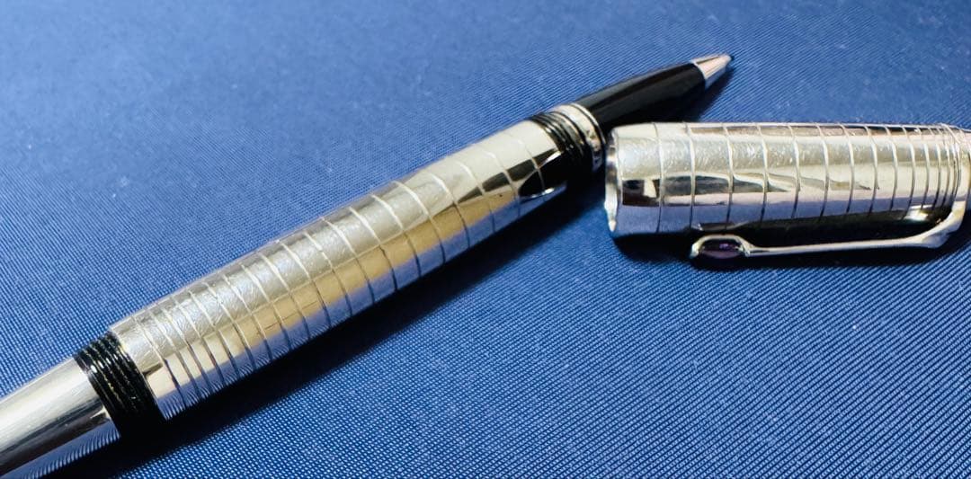 モンブラン ボエム スチール ノワール ファインライナーペン（アメジスト）