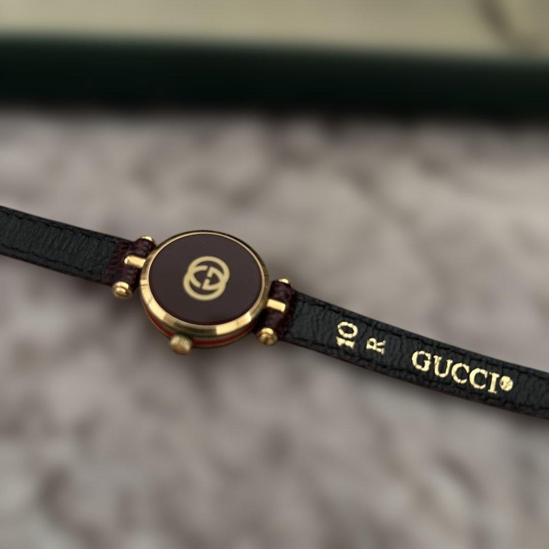 GUCCI 時計　シェリーライン　ワインレッド 希少　未使用