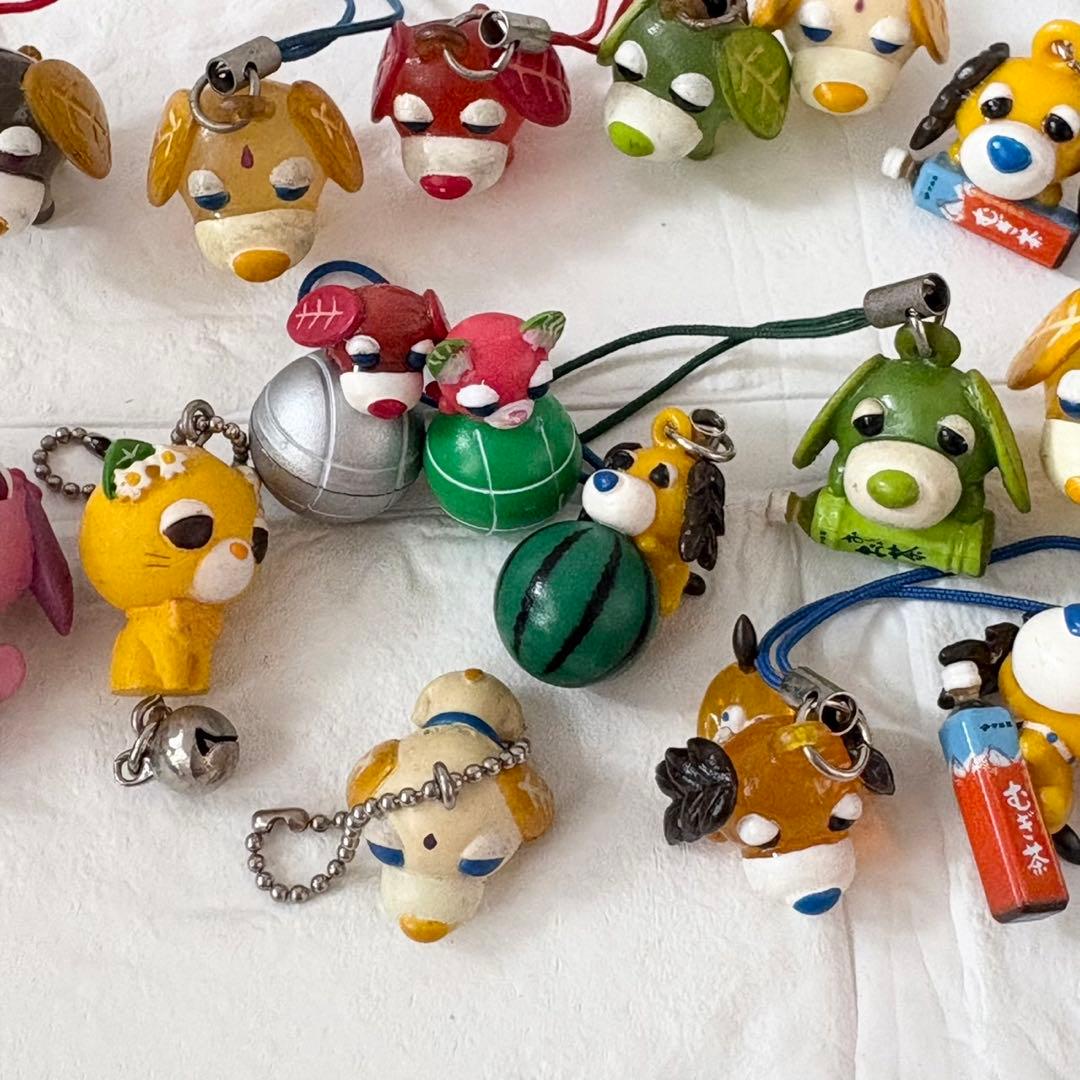 激レア　お茶犬　ストラップ　キーホルダー　当時物　平成レトロ　まとめ売り　大量