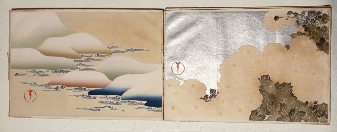 稀ちく佐壹琳派画家神坂雪佳の多色摺木版図案画帖