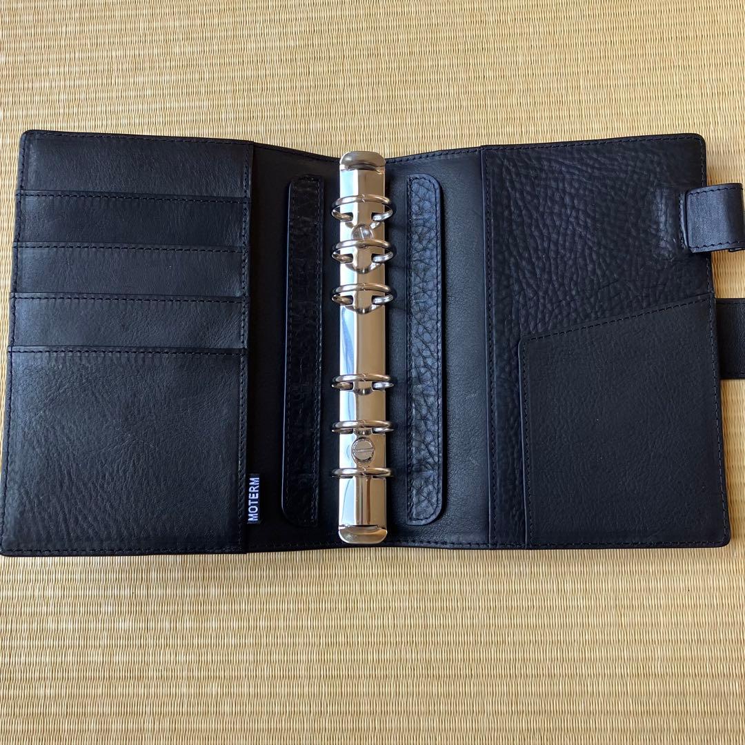 通販] PLOTTER 6穴リングレザーバインダー プエブロ ネイビー