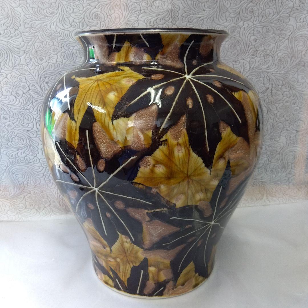 骨董品有田焼琥山花瓶壺置物