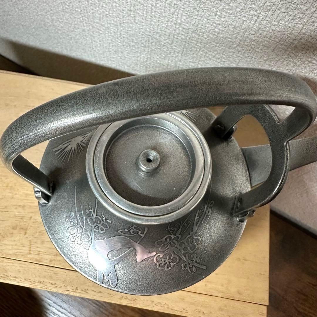 錫製 屠蘇器 お屠蘇セット 猪口 本錫 錫半 刻印 酒器 共箱 - メルカリ