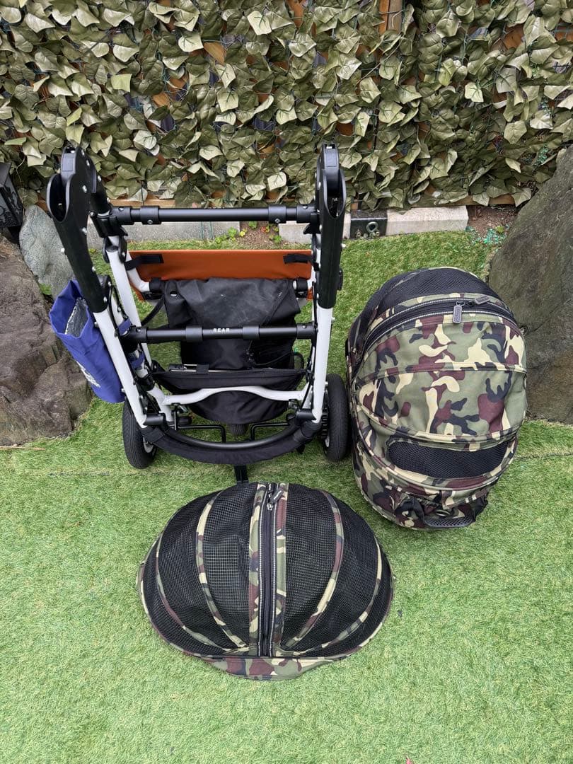 みかん様専用① エアバギー ドーム2 サイズSM 迷彩 迷彩メッシュルーフ付き