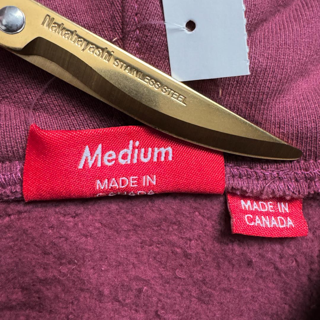 【桜色☆タグ付き☆スモールボックスロゴ】シュプリーム ジップパーカー即完売