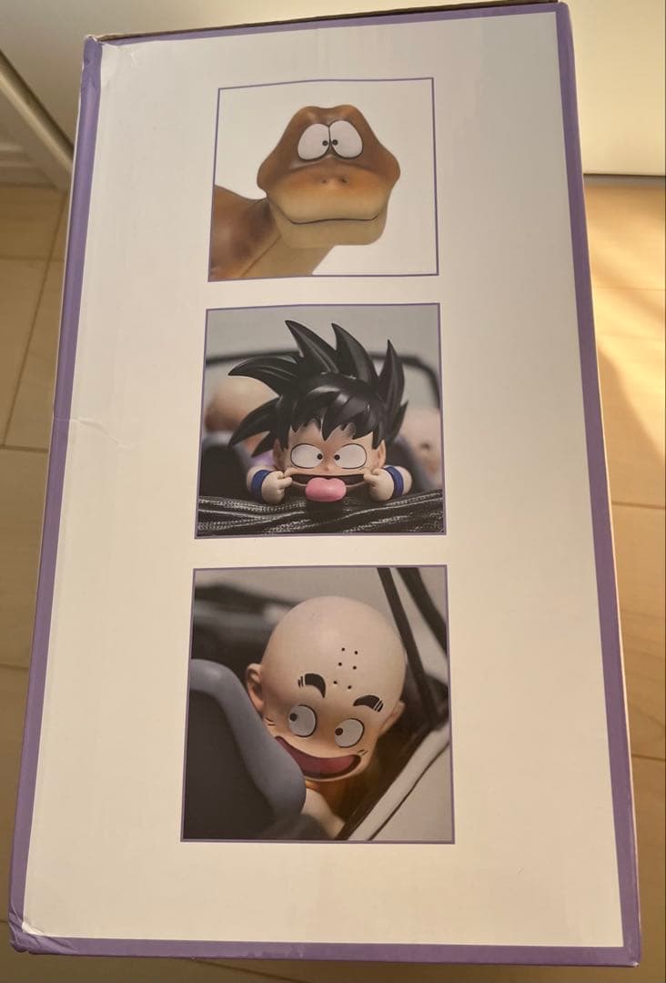 ドラゴンボール　孫悟空＆クリリン＆亀仙人ポルシェ911のガレージキットフィギュア