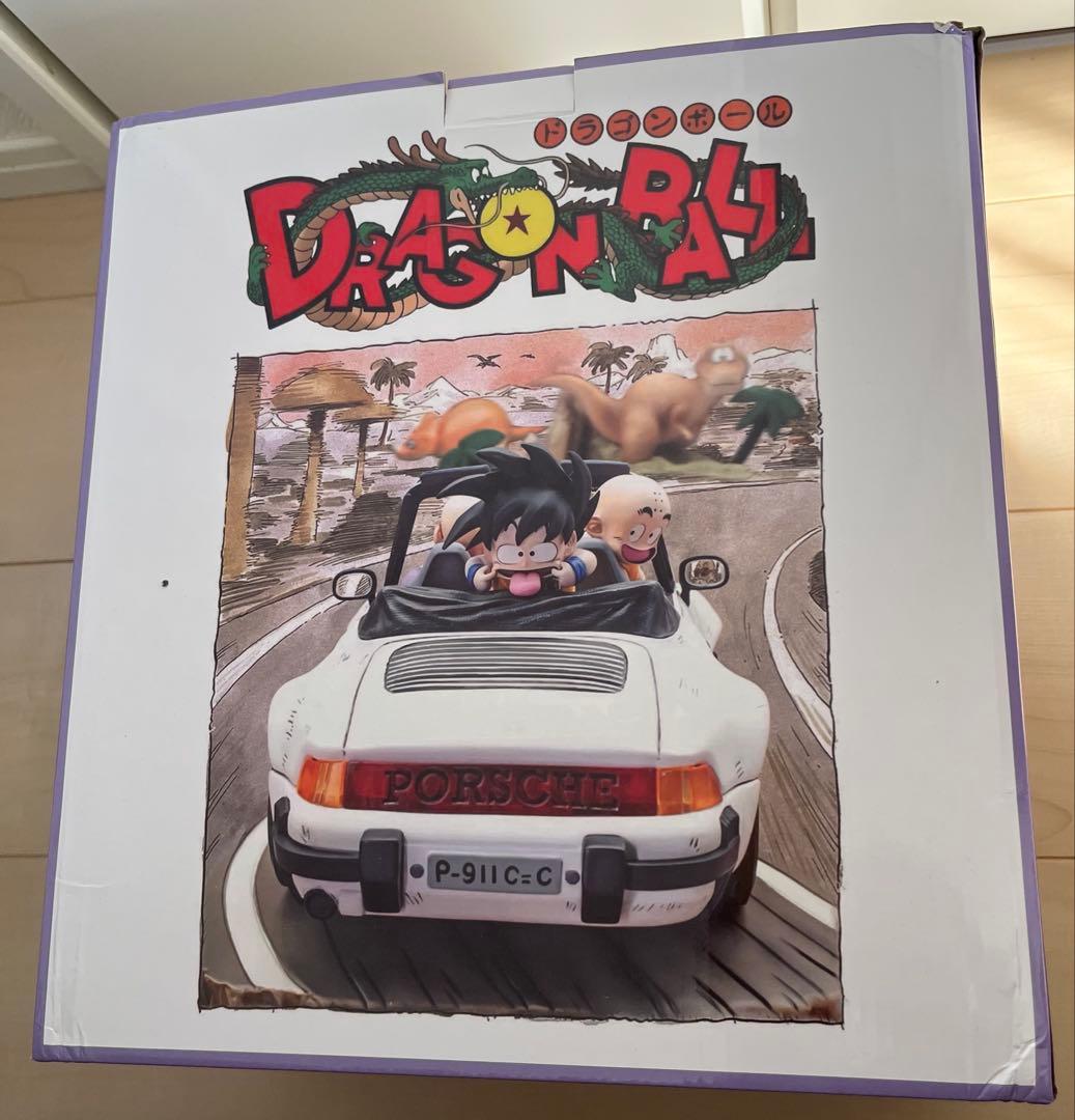 ドラゴンボール　孫悟空＆クリリン＆亀仙人ポルシェ911のガレージキットフィギュア