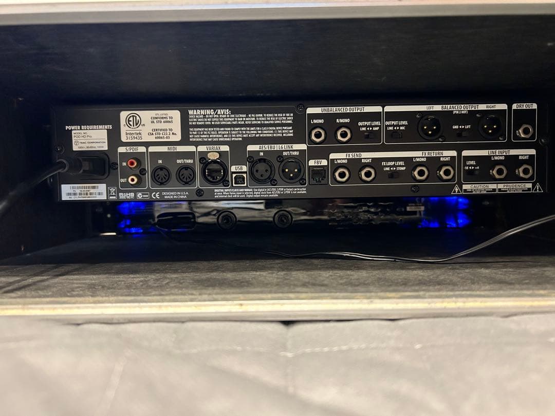 ギター POD HD pro & KORG PitchBlack Pro