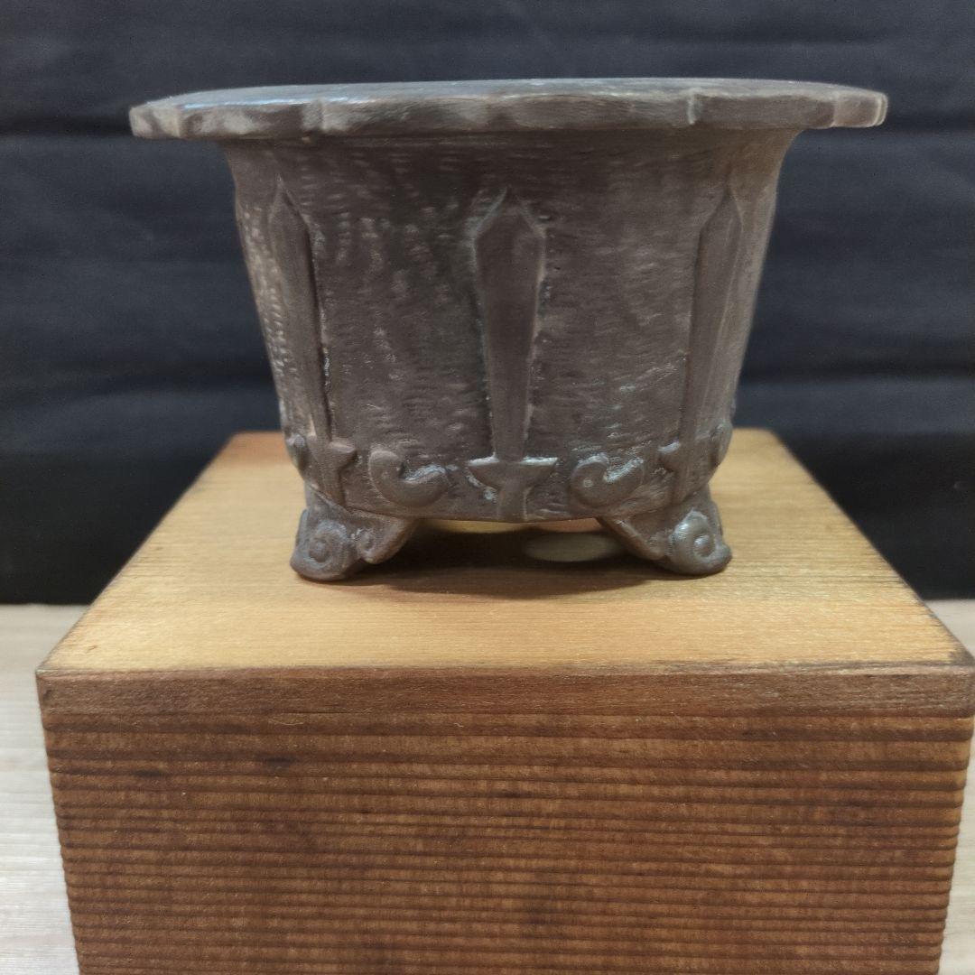 018.【陶翠】 創業 八十周年 記念鉢/木箱付き/３点セット