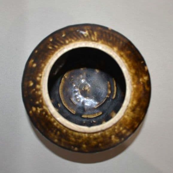 李朝飴釉面取壺 飴釉壷 鉄釉 古陶磁器 李氏朝鮮 民芸