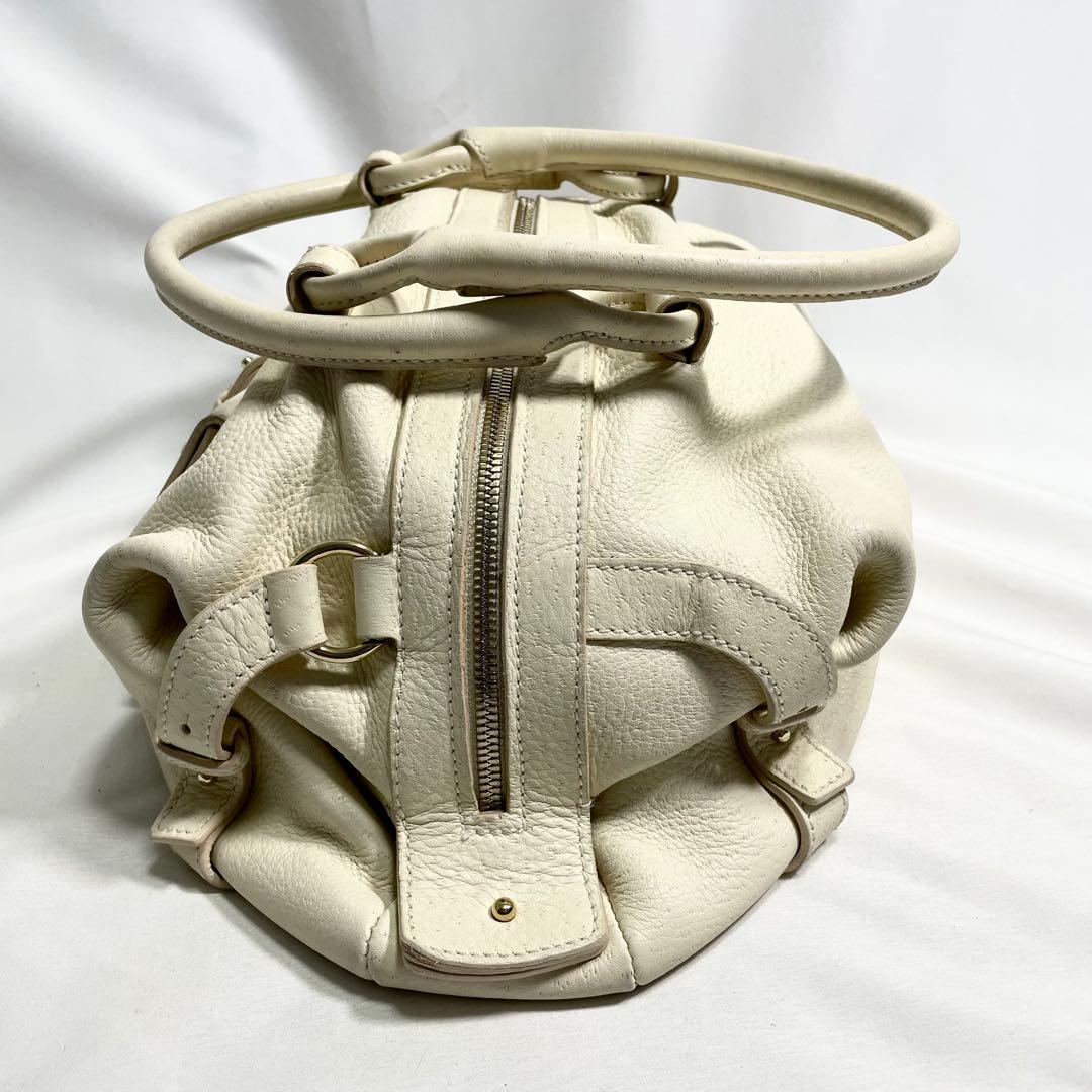 フェラガモ ボストンバッグ レザー ガンチーニ 金具 ロゴ 大容量 多機能