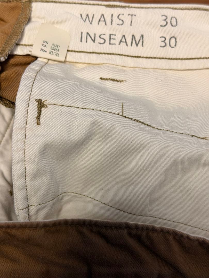 RRL ダブルアールエル チノパン コットンフィールド 30インチ【最終