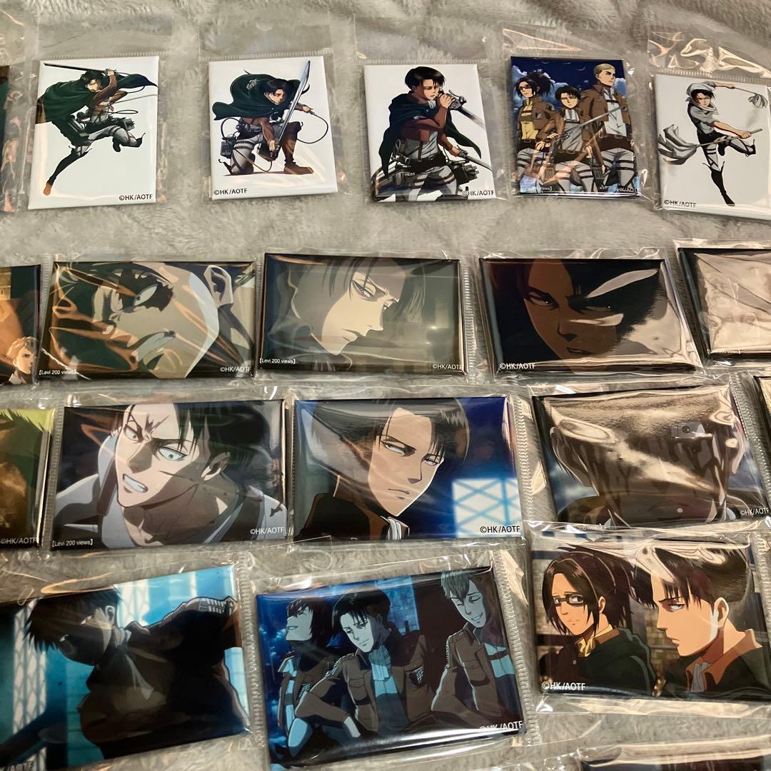 進撃の巨人　リヴァイ二百景　缶バ　99個まとめ売り