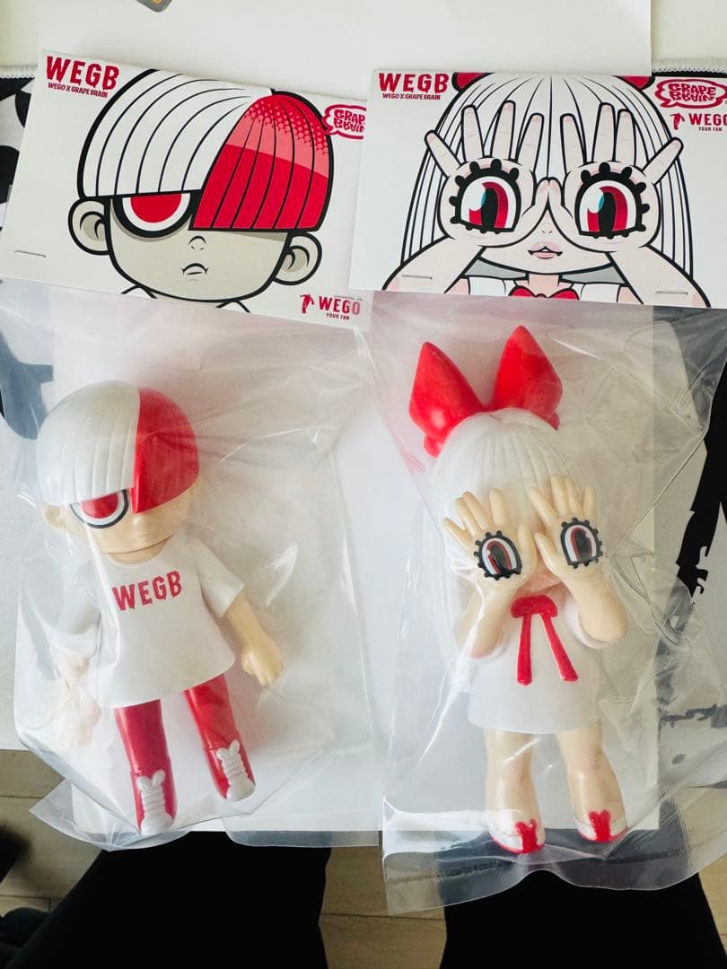 GRAPE BRAIN WEGO にぎるちゃん のりくん ソフビ フィギュア