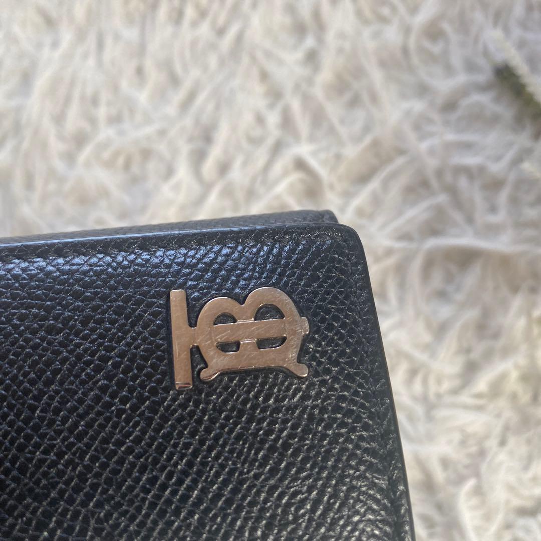 Burberry ブラック レザー キーケース