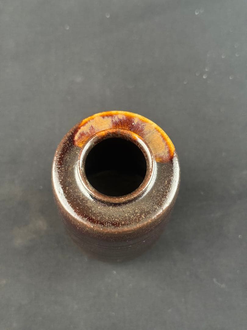 遠州七窯 近江膳所焼 陽炎園作 大名物 出雲肩衝写茶入