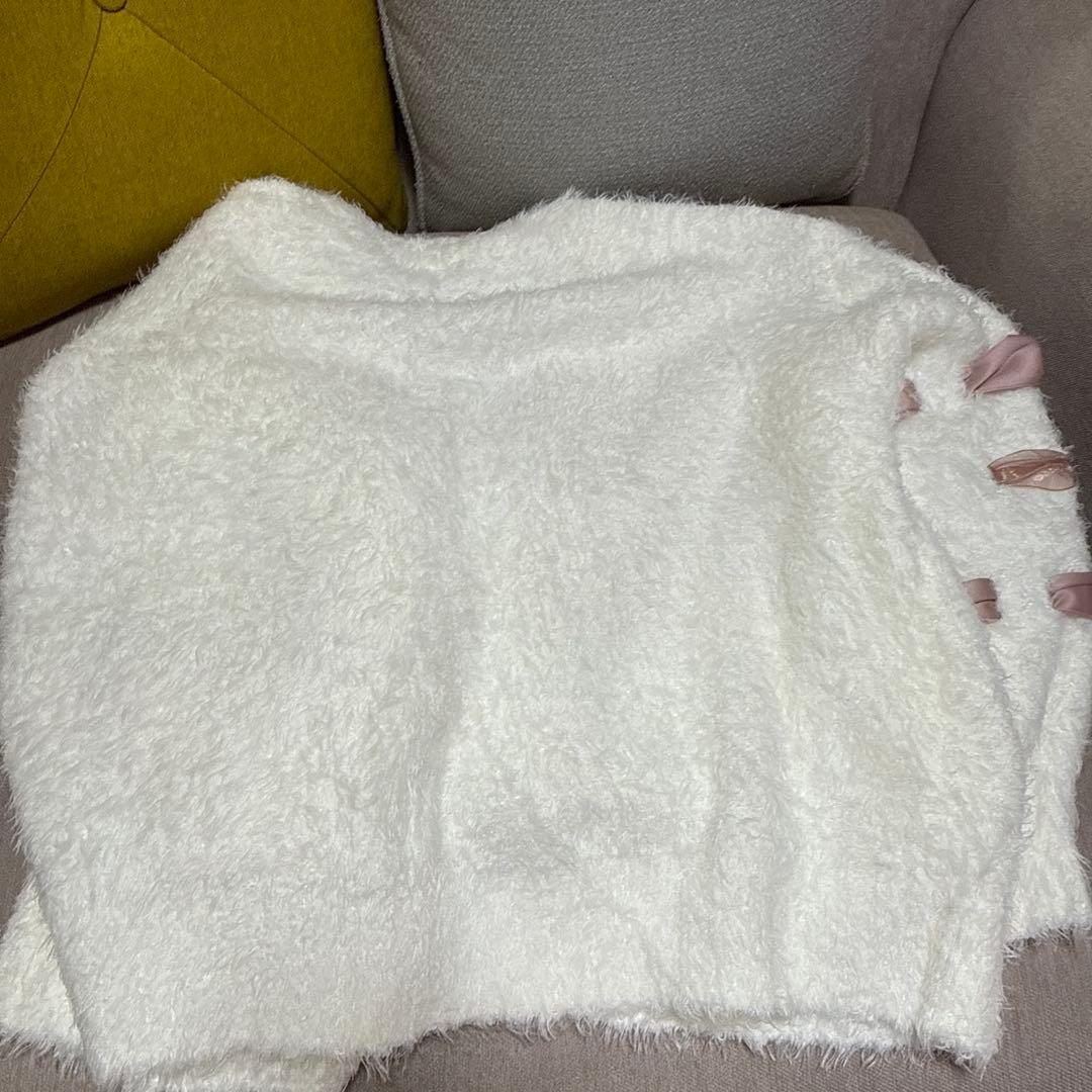 SNIDEL  ハロウィン　ニットカーディガン　リボン