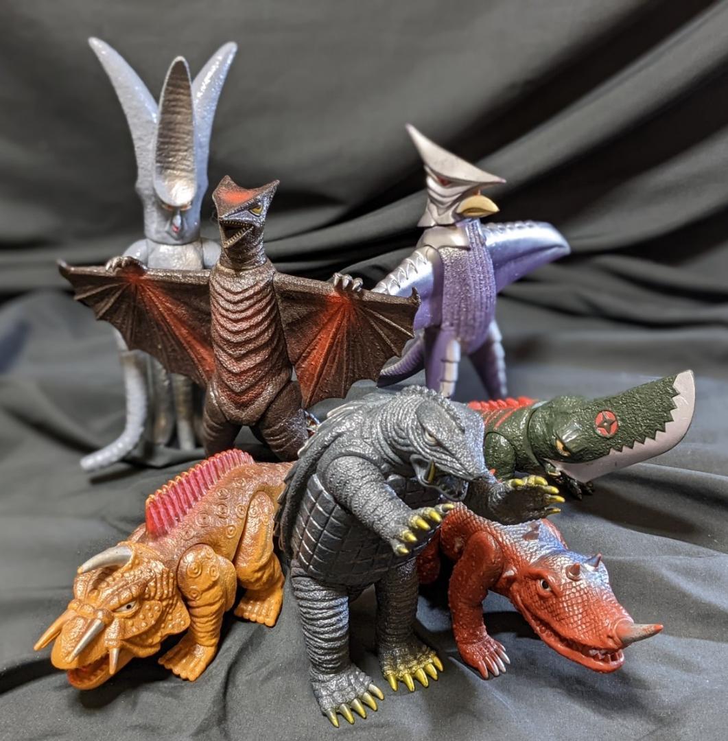 ガメラ1991年ソフビ7体セット