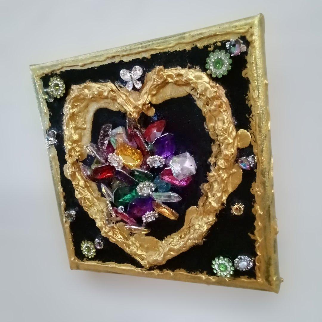 壁掛けアート　ハートアートシリーズ二枚セット割引き価格