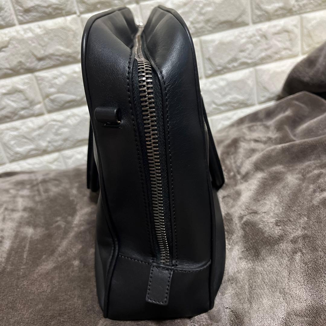 TOD'S トッズ レザービジネスバッグ ハンドバッグ 本革 2WAY 黒色