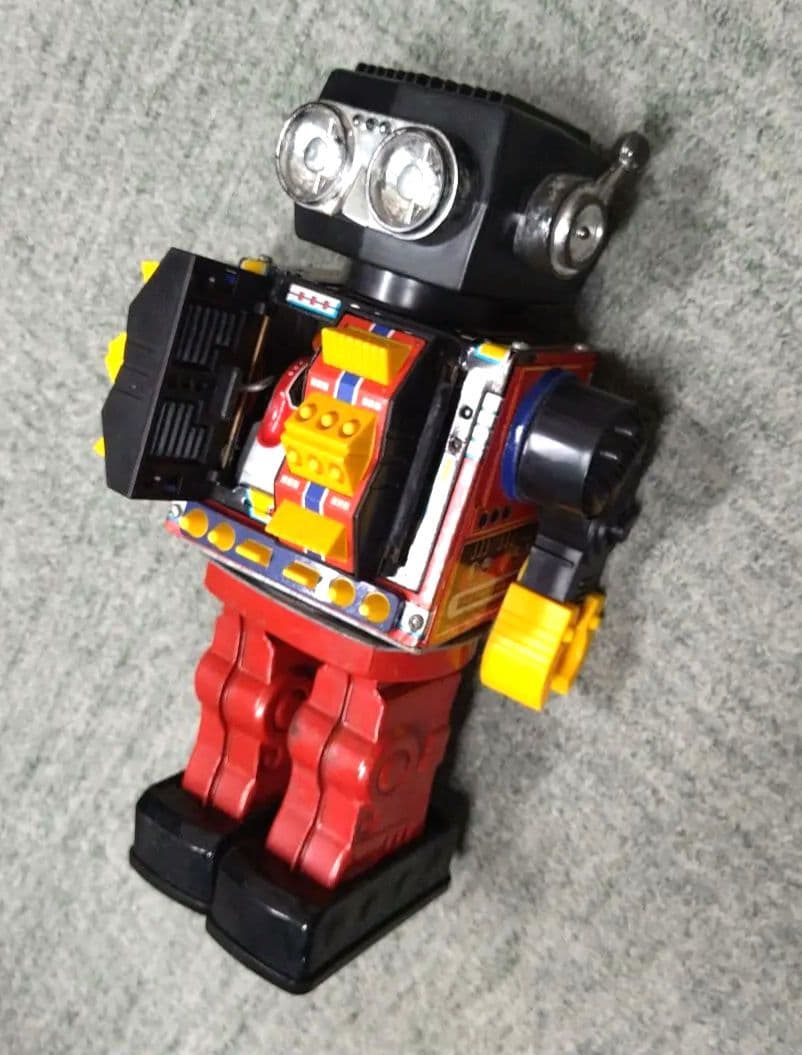 状態良好 ブリキ の おもちゃ 光・音 ギミック 動作確認済み