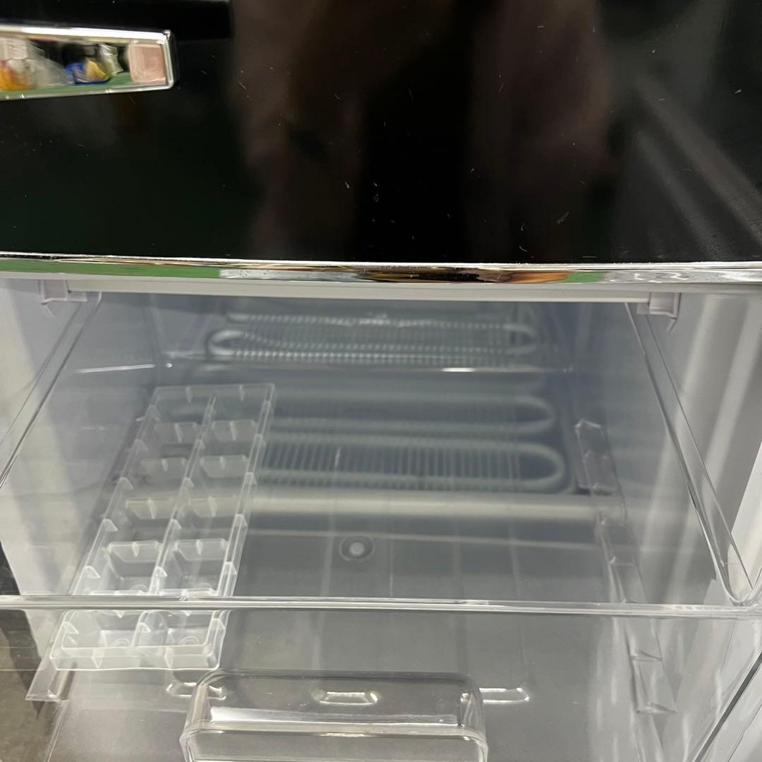 936⭕️冷蔵庫　レトロ　黒　150ℓ　アイリスオーヤマ　安い　23年　設置無料