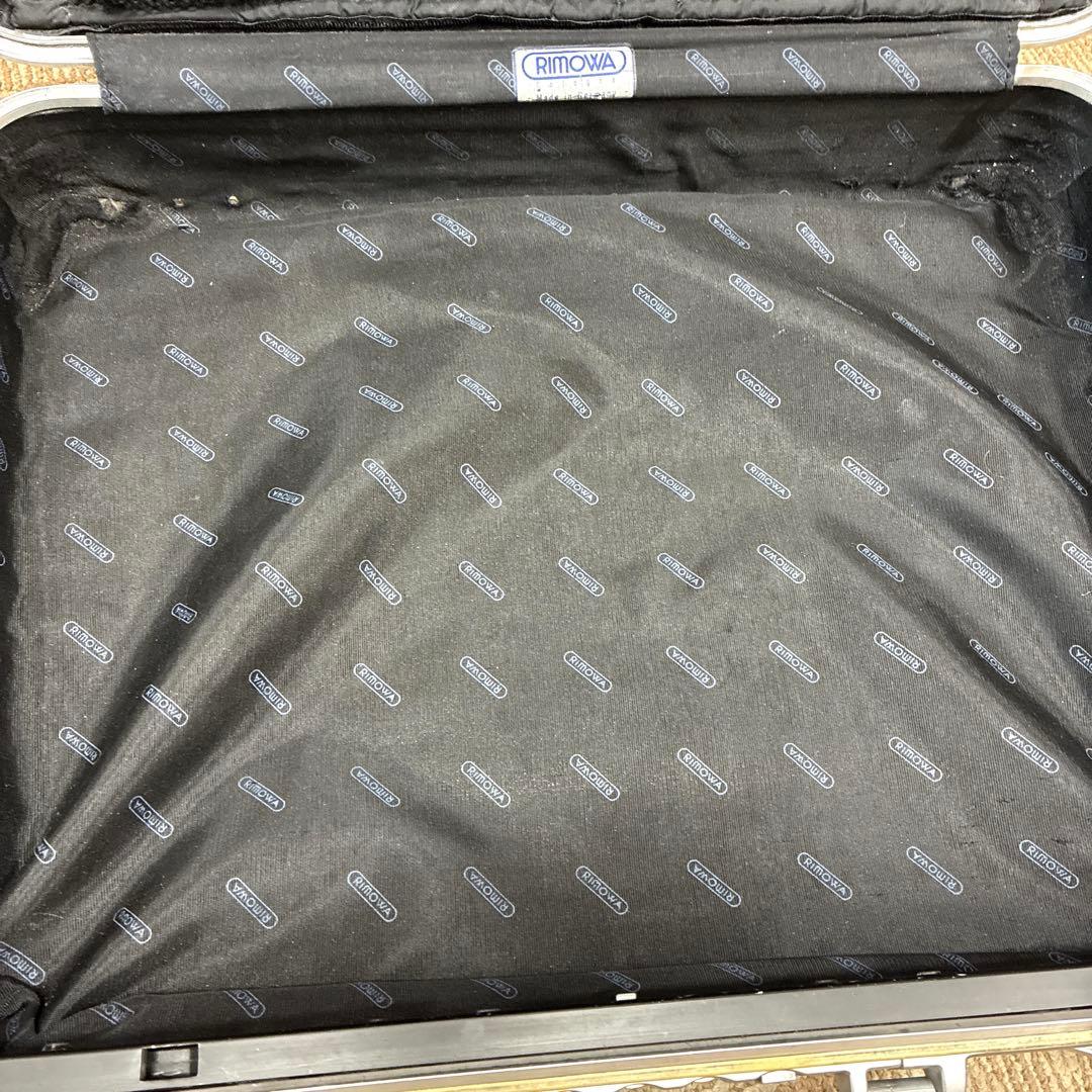 RIMOWA リモワ アタッシュケース シルバー 青ロゴ