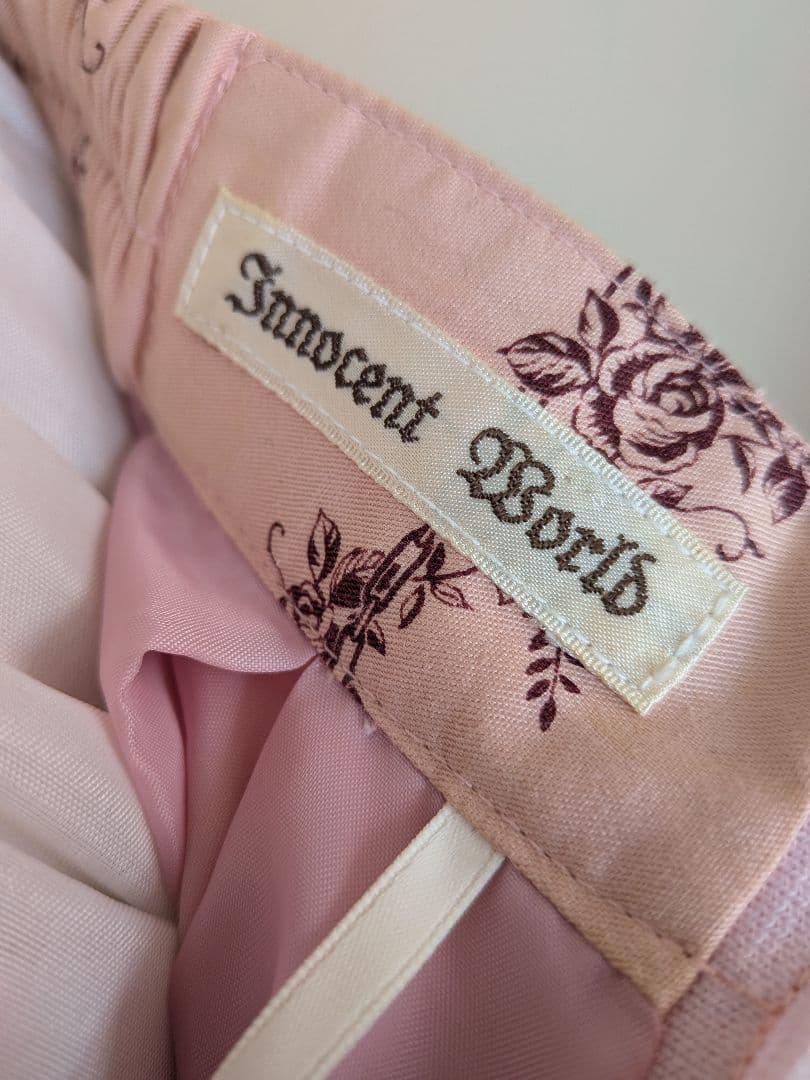 【訳あり値下げ★激レア♥Innocent World♥薔薇かご天使の膝丈スカート