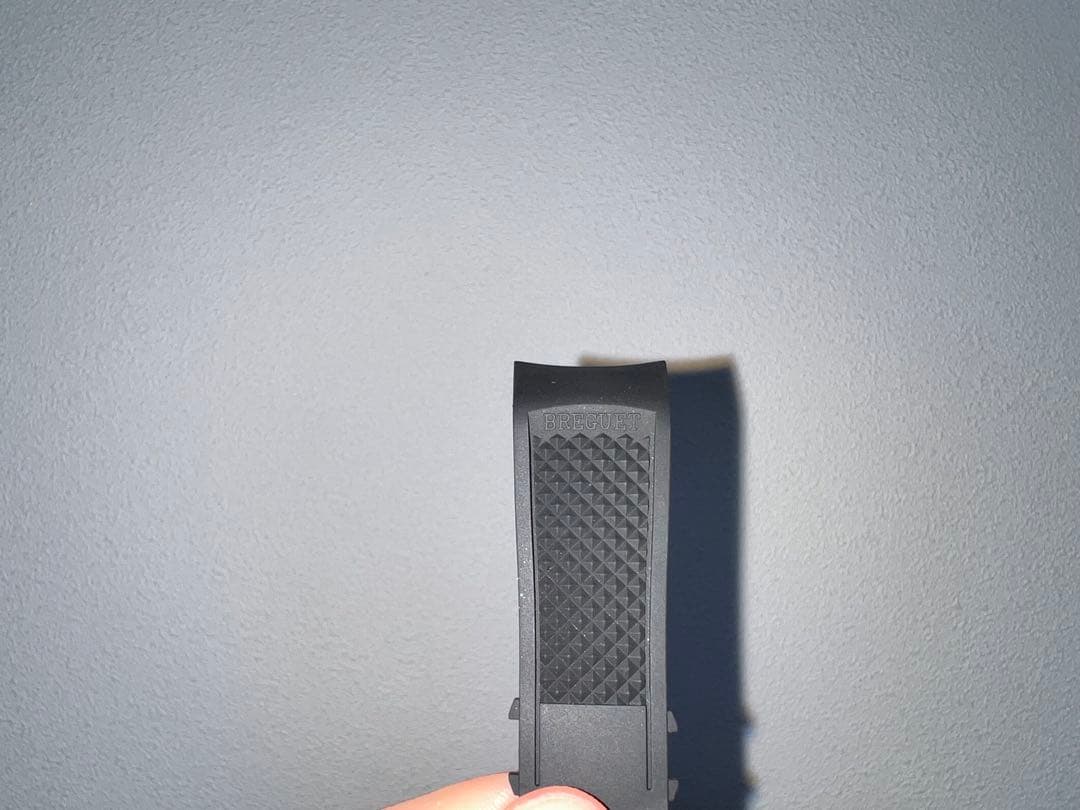 ブレゲ マリーン2 ラージデイト5817用 黒ラバーベルト XSサイズ