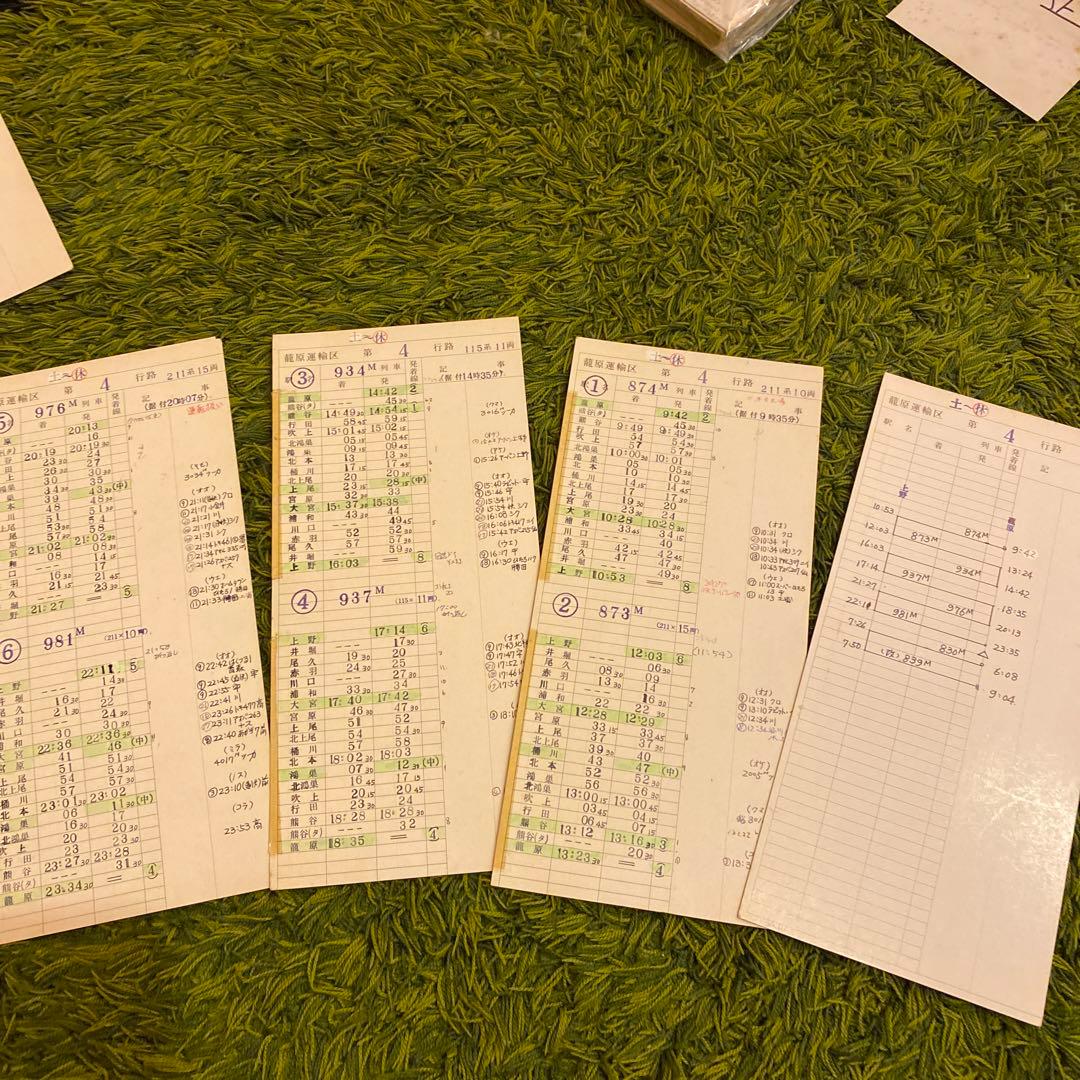 鉄道　スタフ　車掌用　籠原区　12行路