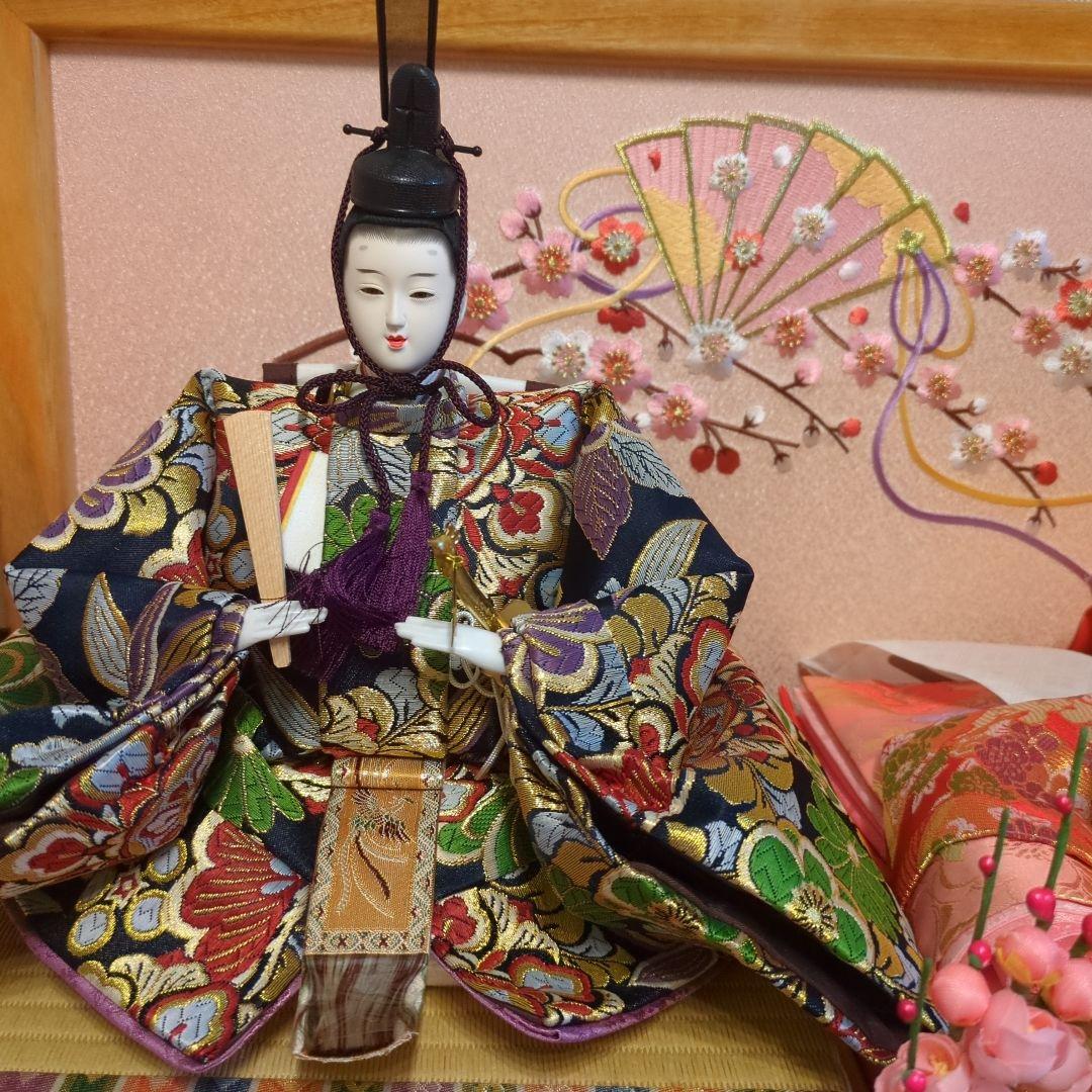 ゆきのぼ　雛人形 三段飾り(お人形のみ)