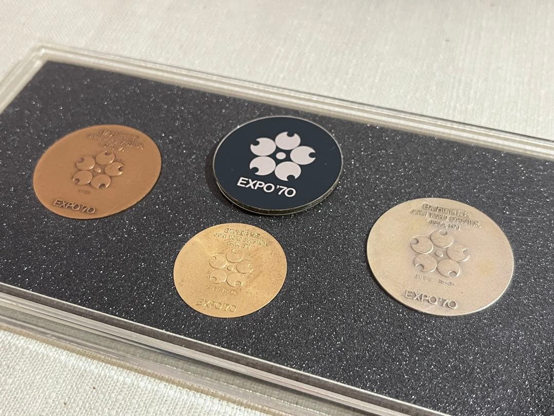 日本万国博覧会 大阪万博 EXPO'70記念メダル 金 銀 銅3点セット