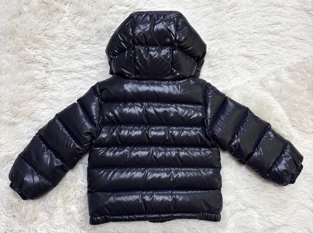 【美品】モンクレール ダウンジャケット キッズ ネイビー2anni92㎝100㎝