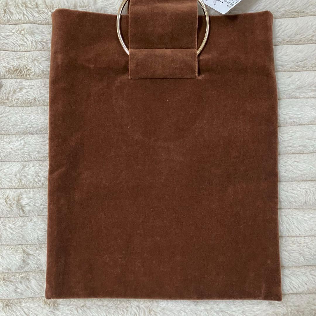 新品【LERET.H/ルレアッシュ】サック・カレ ¥14.300マロン ブラウン