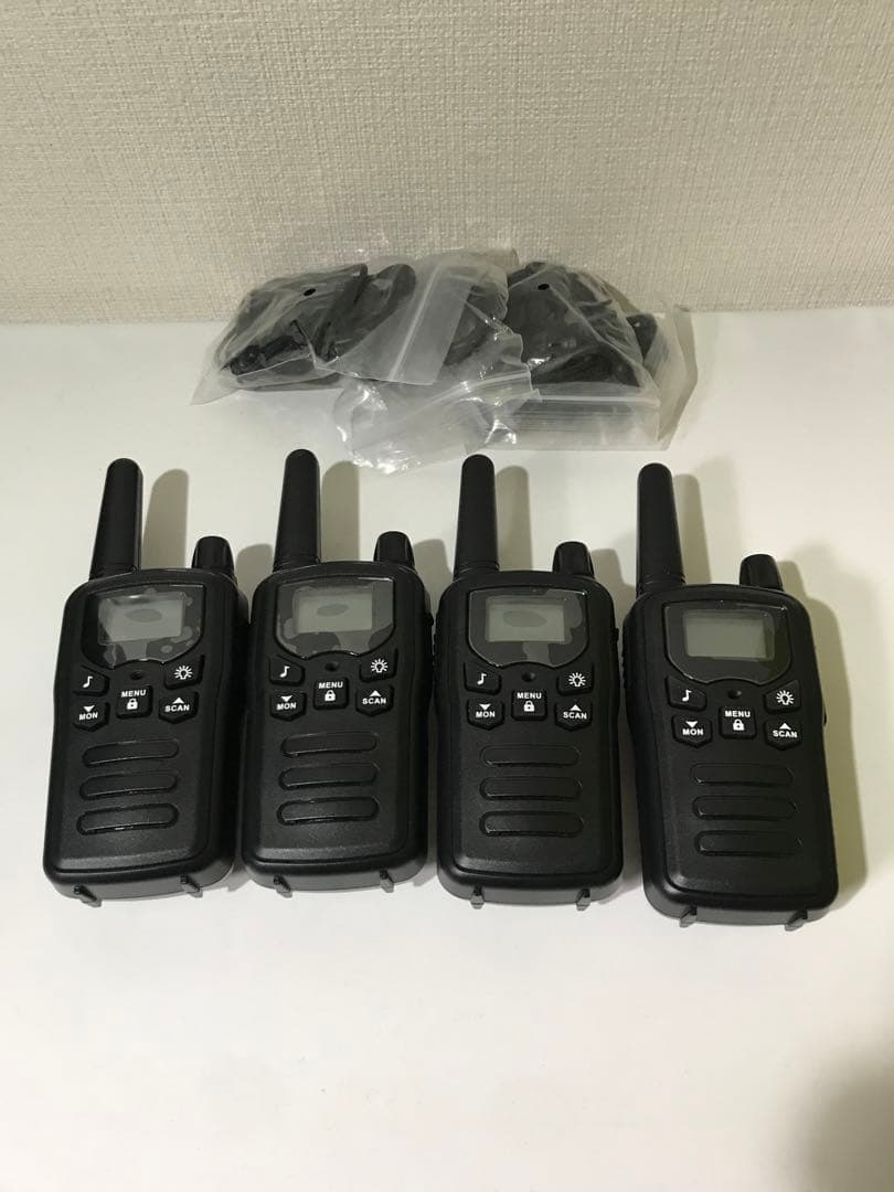 M2834-137-106】インカム 特定小電力 トランシーバー 4台セット - メルカリ
