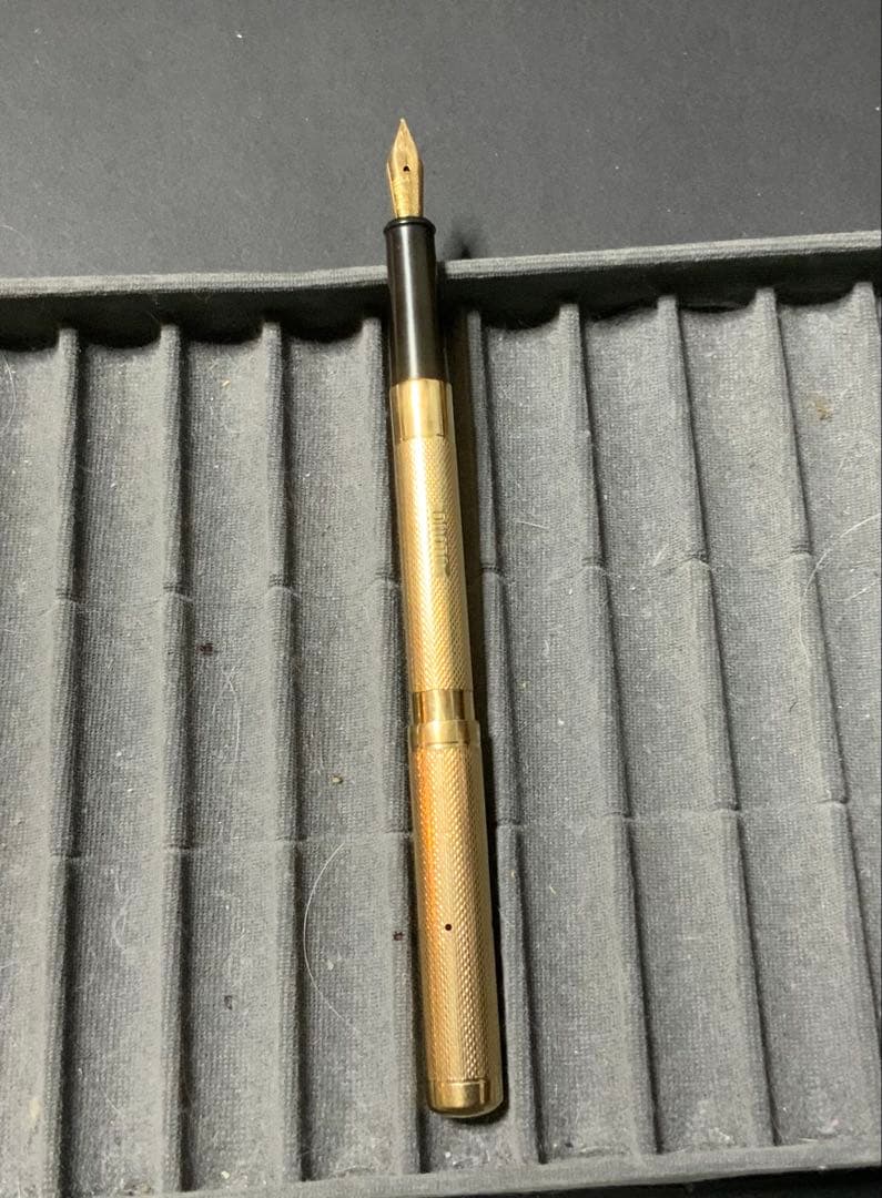 9金無垢Vintage Onoto 万年筆 14KのFペン先 クリスマス特価