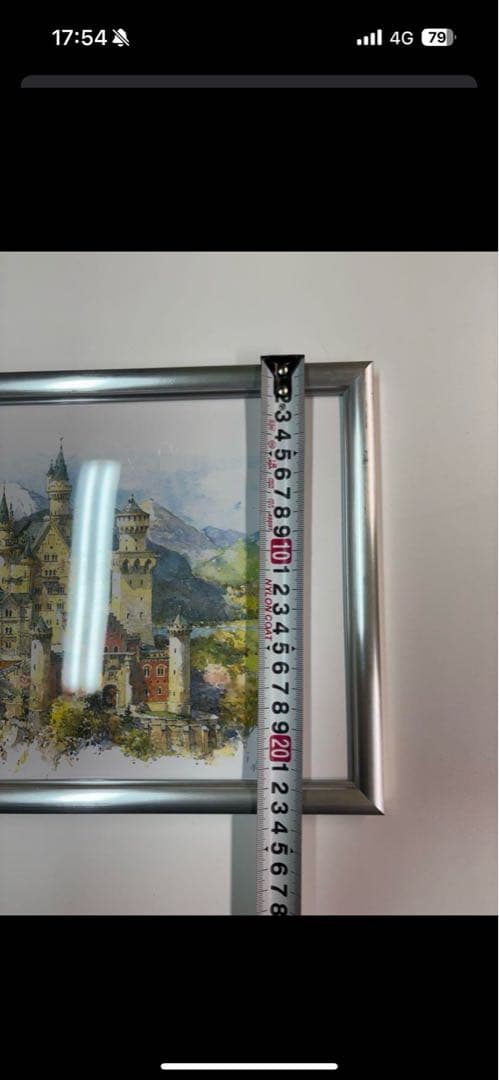 絵画 城の絵　風景画