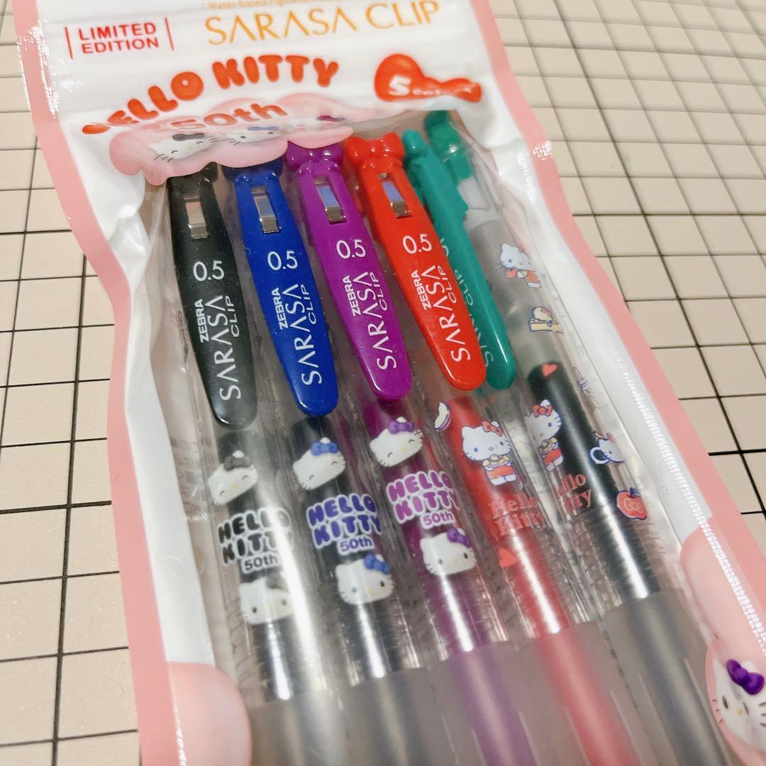 サラサ ハローキティ 50周年 5本セット - メルカリ