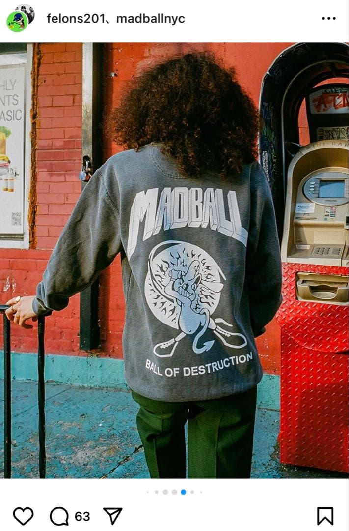 MADBALL スウェット XL マッドボール nyhc パーカー MADBALL