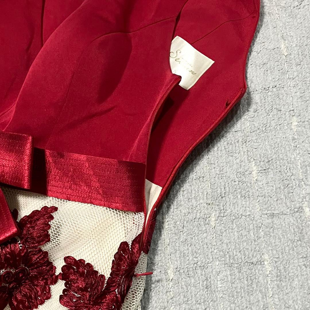 SETTAN［花柄刺繍］ドレス　ノースリーブ　ERUKEI LK　エルケイドレス