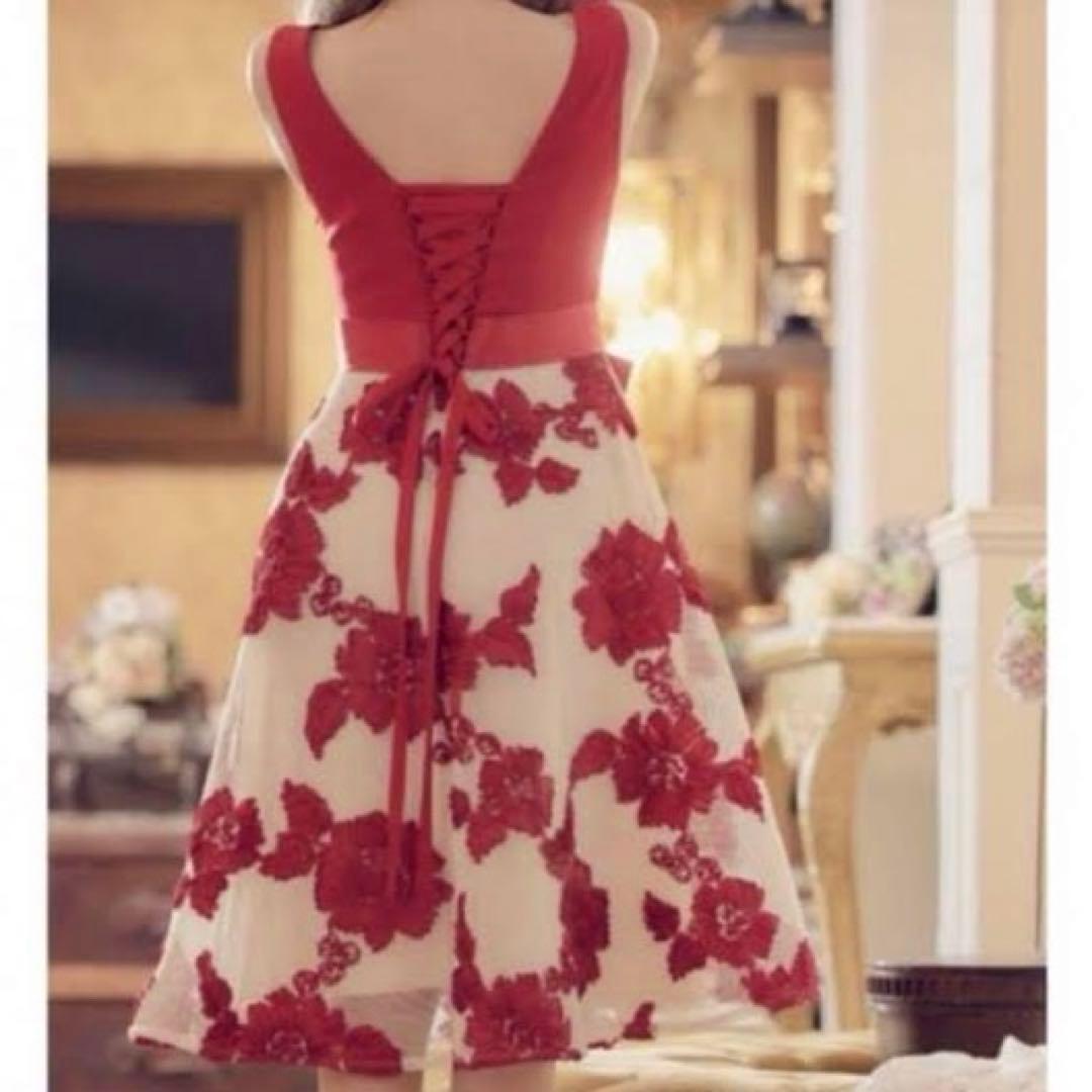 SETTAN［花柄刺繍］ドレス　ノースリーブ　ERUKEI LK　エルケイドレス