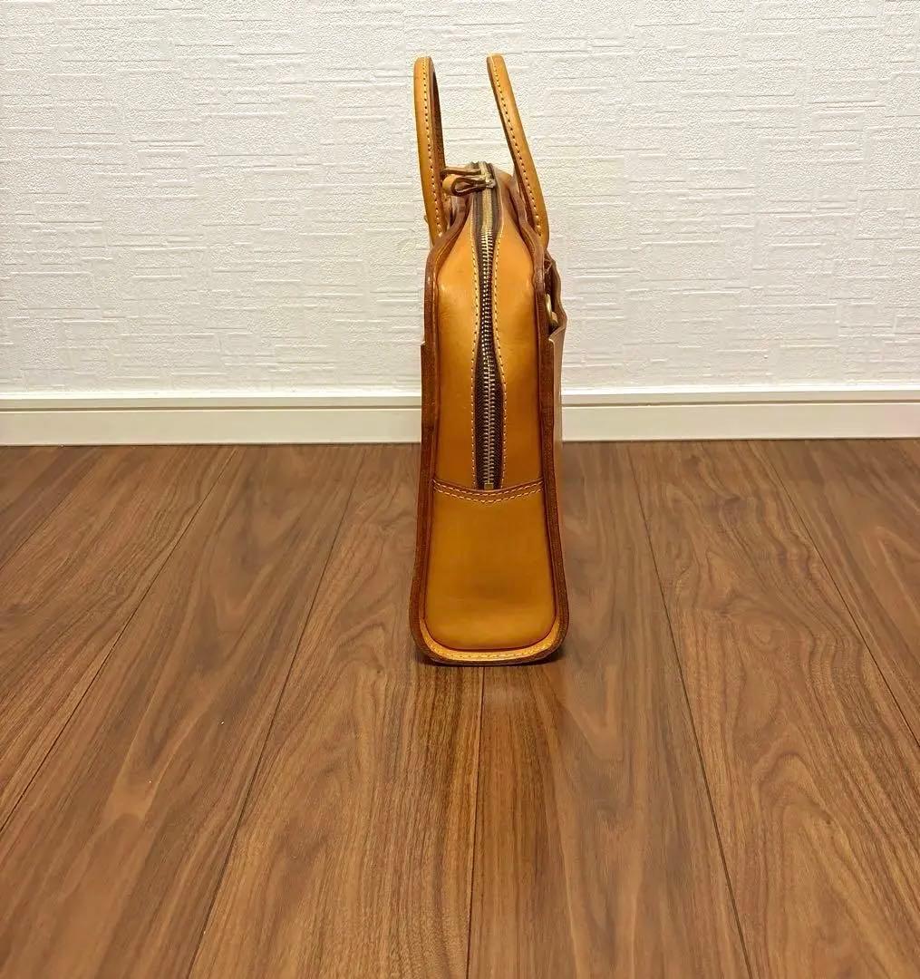 K*u様 HERZ 二本手2wayビジネスバッグキャメル色　Lサイズcitybo