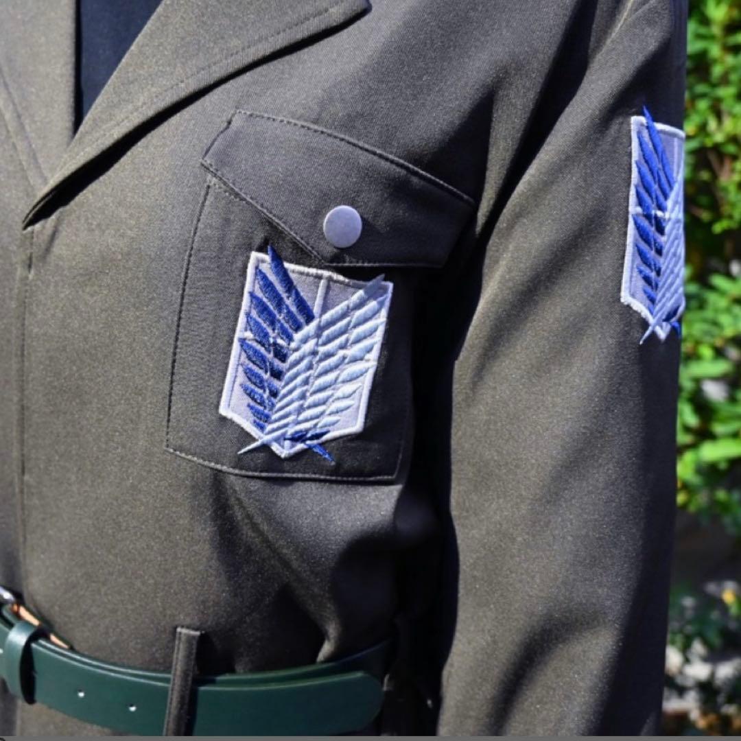 貴重 進撃の巨人 調査兵団コート アタックフェス 10周 attackfes M