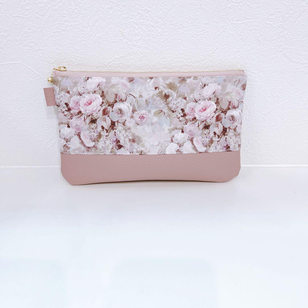 【パックりか❤ページ】リバティ　縮小セリーヌフラットポーチ☆通帳ポーチ