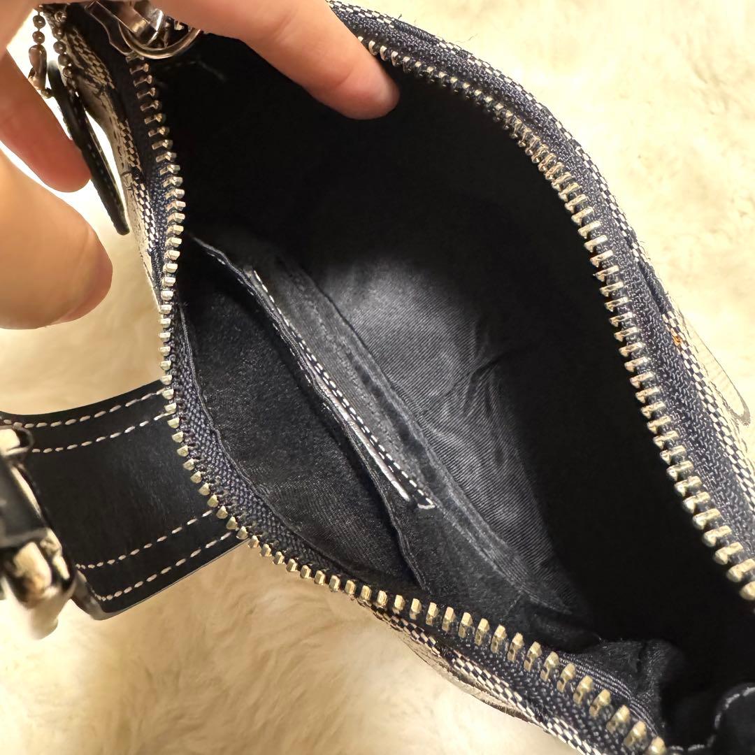 COACH シグネチャー　アクセサリーポーチ　ワンショルダー　6362 ソーホー