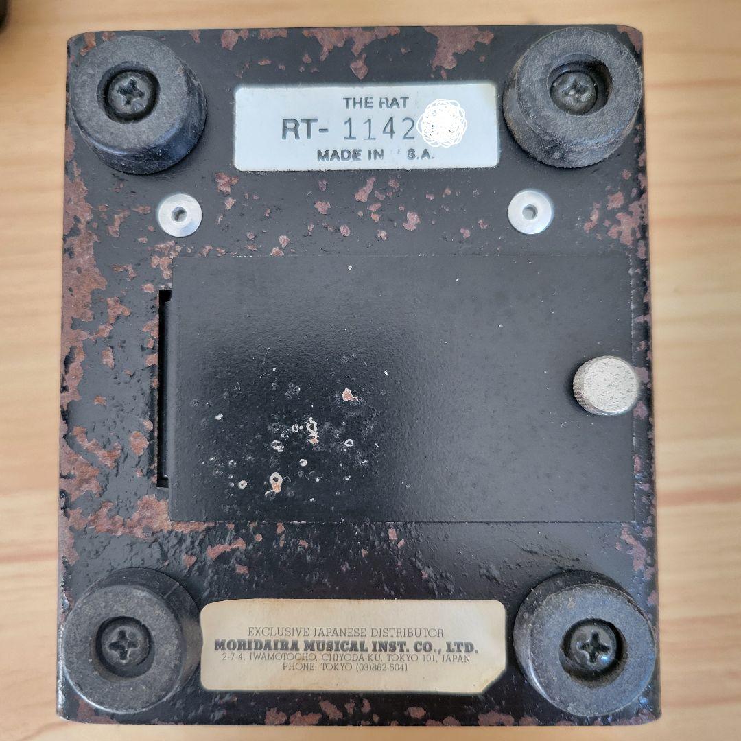 ProCo RAT2, LM308N, ヴィンテージ⁉ 確認用電池＆電源コード付