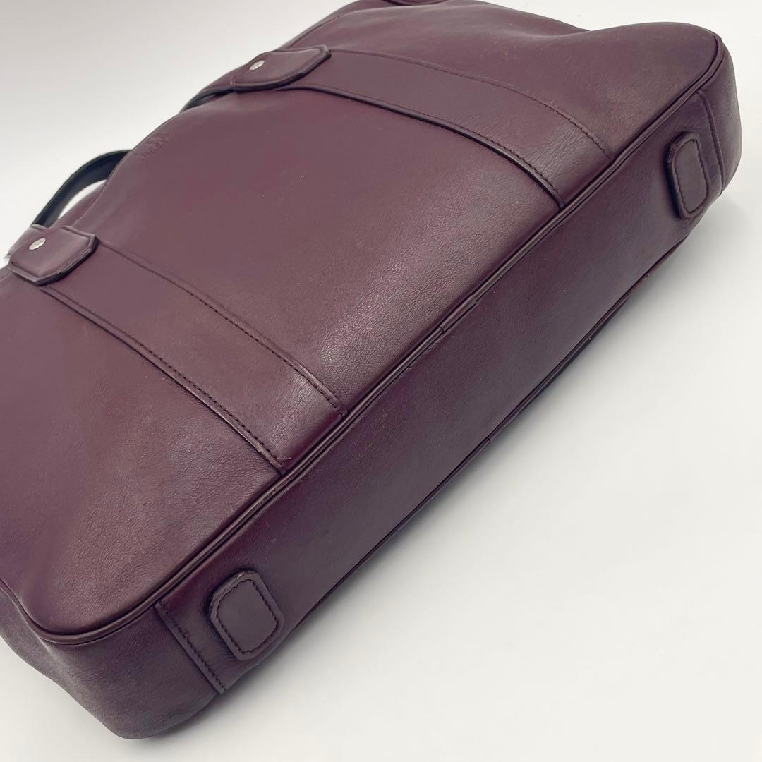 ダンヒル 2WAYブリーフケース ハムステッド シングル ドキュメント ボルドー