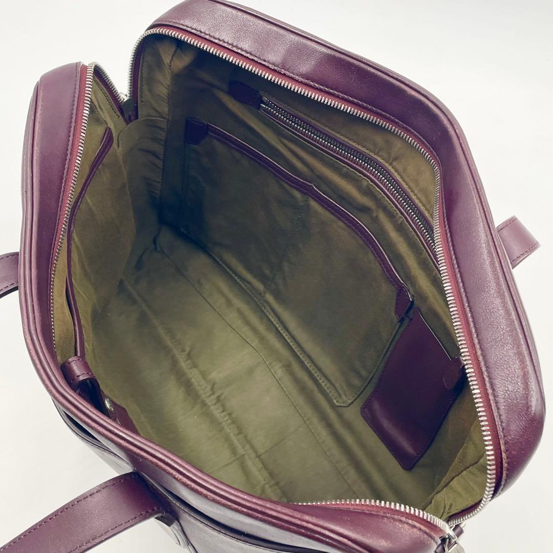 ダンヒル 2WAYブリーフケース ハムステッド シングル ドキュメント ボルドー