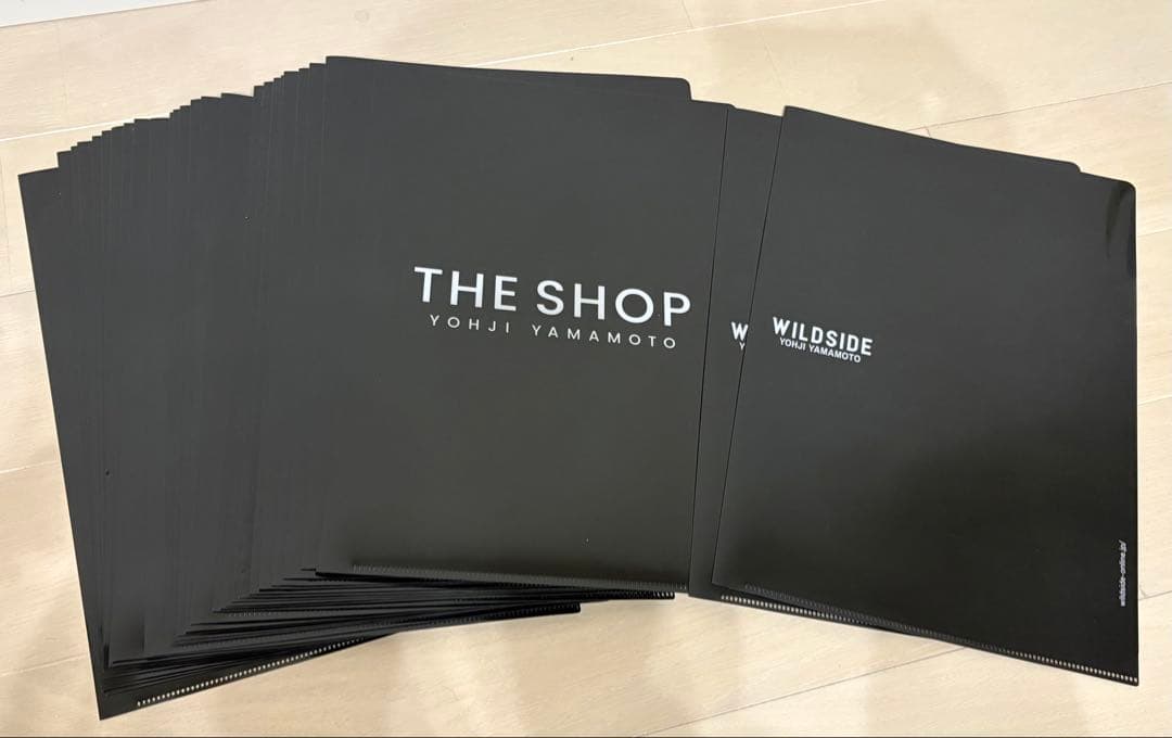 ヨウジヤマモト 麻雀牌セット　おまけクリアファイル40枚