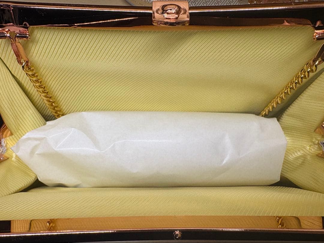 【新品 未使用】草履バッグセット 振袖　成人式　金　ゴールド LLサイズ